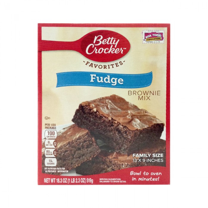 Betty Crocker Fudge Brownies Mix